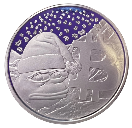 PEPE Christmas Fine Silver 999.9 Coin — Limited Edition